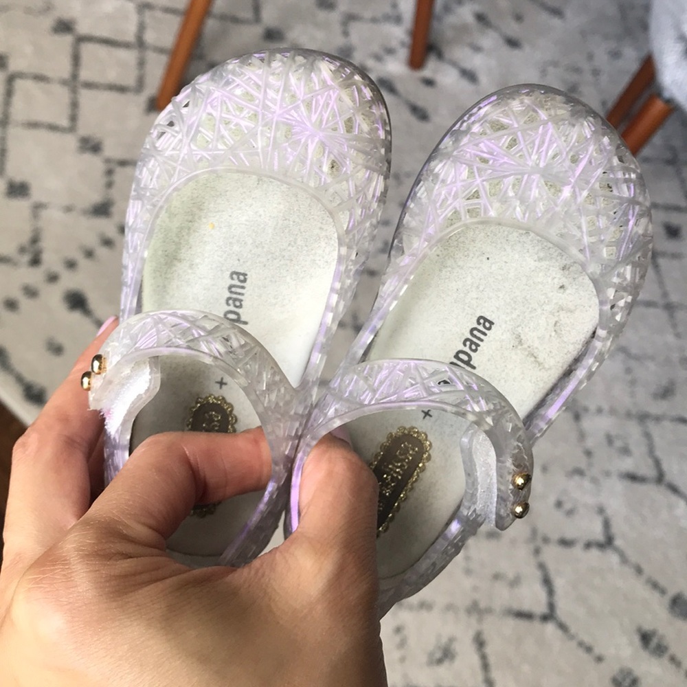 Iridescent Mini Melissa jelly shoes